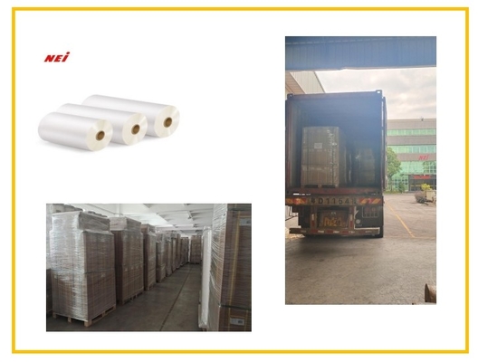 Pro Coating Transparent Glossy Lamination Film For Displaying Bag Paper Media (Filme de laminação transparente e brilhante para exibição de bolsas de papel)