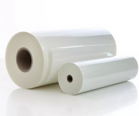 Película de laminação de brilho com espessura de 95-105 microns, acabamento polido congelado e textura de couro para maior durabilidade