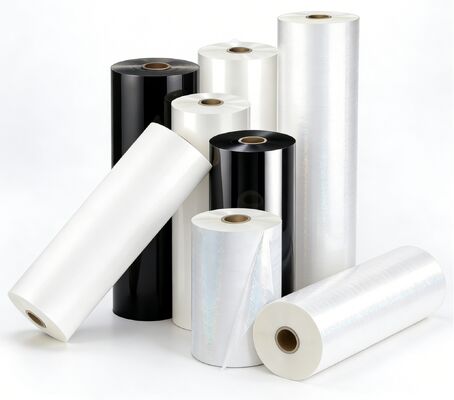 95-105 Microns espessura filme de laminação de brilhantes com acabamento esfriado liso e resistência a arranhões para embalagem e impressão