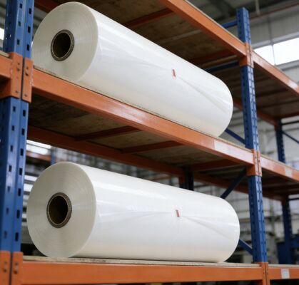 Película PET metalizada com tubo de núcleo de 1 polegada para transferência de calor e embalagem de alimentos adequada para aparência visual clara