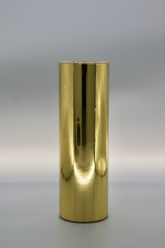 Ouro e Prata Metallizado PET Film Lamination Film térmico 17micron a 24micron, Popular no Oriente Médio