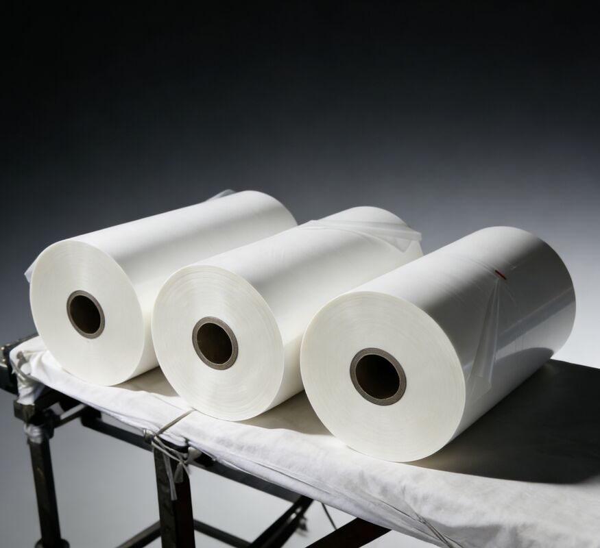 Película de laminação fosca com espessura de 17 a 45 microns e textura de superfície fosca lisa com tratamento de corona de dois lados