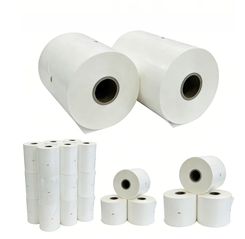 Película de laminação térmica BOPP com largura de 2200 mm e 95-120 graus Celsius para acabamento protetor transparente