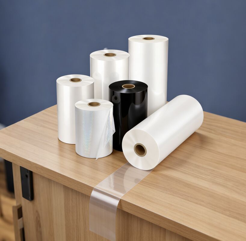 Película de laminação de brilho com espessura de 95-105 microns, textura de couro e acabamento gelado liso para maior durabilidade e apelo visual