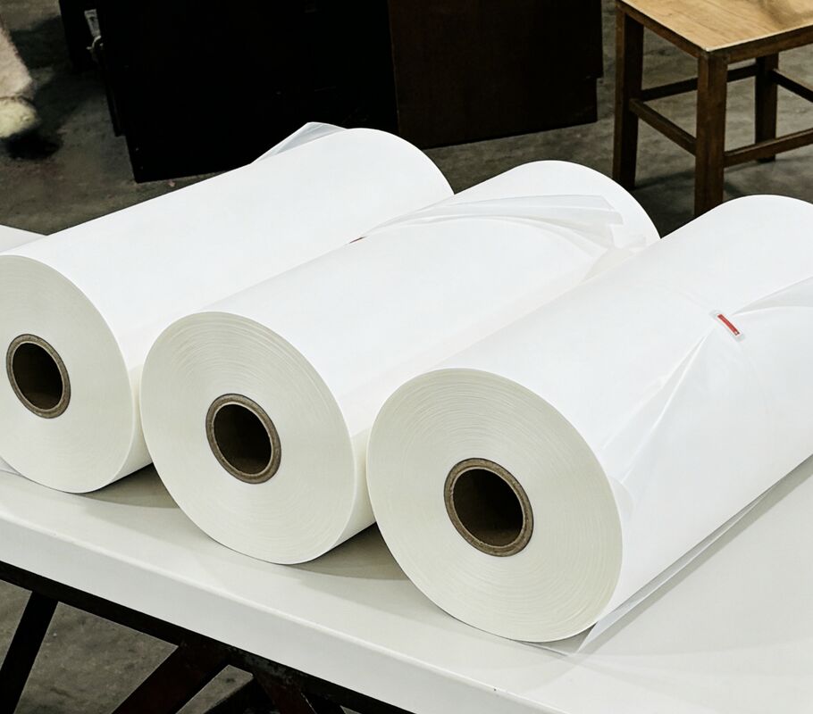 100% EVA da Coréia filme de laminação de brilho com textura de couro e espessura de 95-105 microns para embalagens duráveis