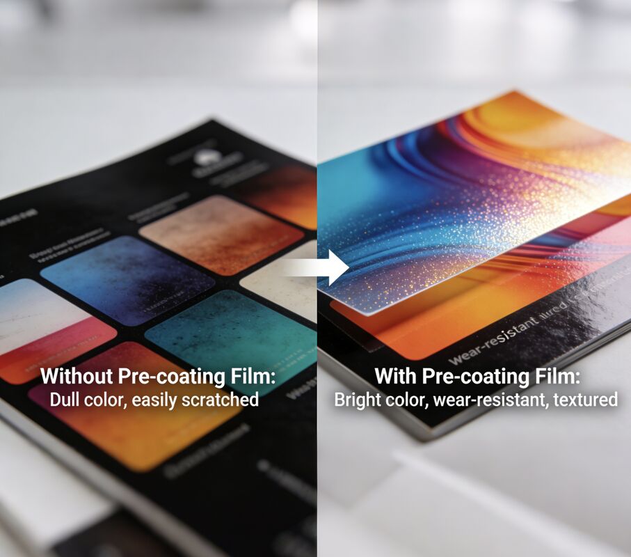 Rolo de filme laminante de resistência à tração de 50 MPa com adesivo EVA da Coreia e certificação de qualidade alimentar