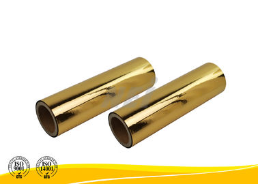 Filme de poliéster metálico térmico do ouro, comprimento reflexivo do filme 3000Mm de Mylar