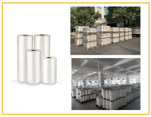Lado térmico quente Corona Treated High Transparency de 20 Mic Gloss Lamination Film Double