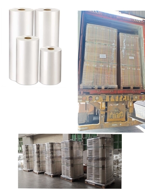 18 mic Pro Coating Transparent Gloss Lamination Film Para Sacos de Exposição / Medios de Papel