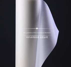 Filme efervescente transparente da laminação de um brilho de 105 mícrons para imprimir