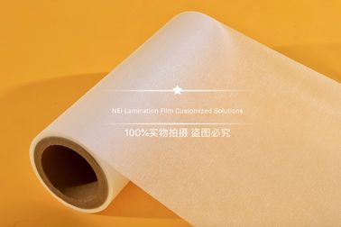 3 polegadas rolo de filme de estratificação escovado desenho do metal de 90 mícrons, filme de estratificação do calor para empacotar