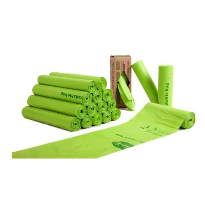sacos de lixo 30L plásticos biodegradáveis para o agregado familiar