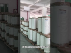 3 polegadas 14 mm filme de laminação térmica PET brilhante de 22 micrômetros