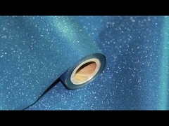 Elegança brilhante: filme de laminação de brilho azul em ação!