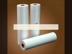 Filme de laminação térmica BOPP brilhante ou fosco Laminando com papel Acabamento de superfície de filme brilhante Brilhante