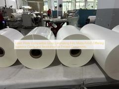 Filme de laminação brilhante compatível com impressões a laser, acabamento fosco, oferecendo clareza e resistência superiores para documentos impressos