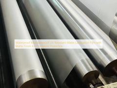 Película de laminação fosca à prova d'água, à prova de umidade e resistente a UV com acabamento fosco para proteção completa